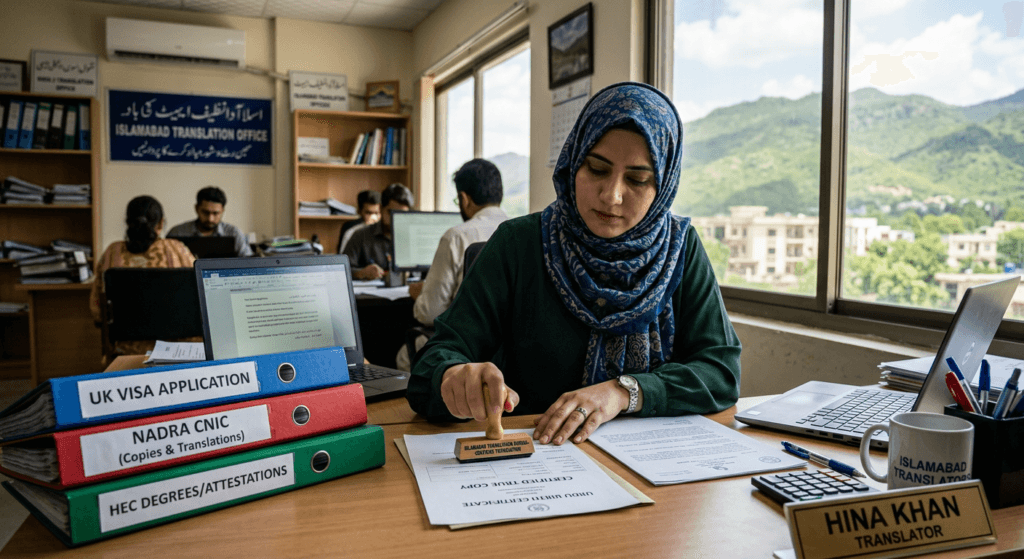 certified translation services Islamabad
